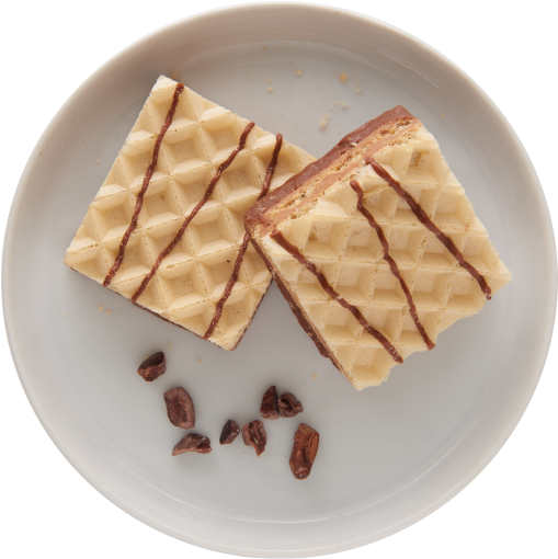 ويفر بنكهة الشكولاة الغنية Triple Chocolate Flavored Wafers