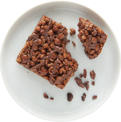 Chocolate Crispy Square مربعات الشوكلاته المقرمشة